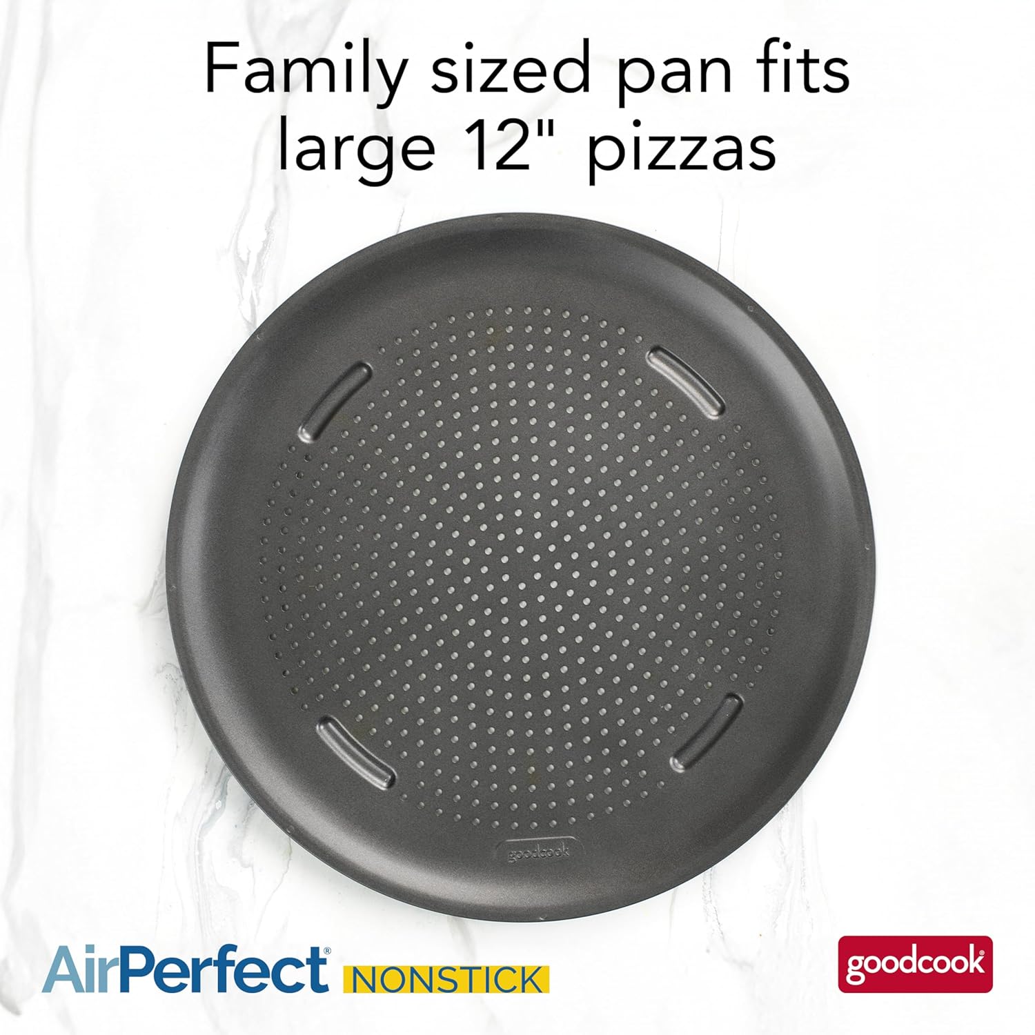 Thumbnail 1 de GoodCook AirPerfect 15.75-Inch Pizza Pan