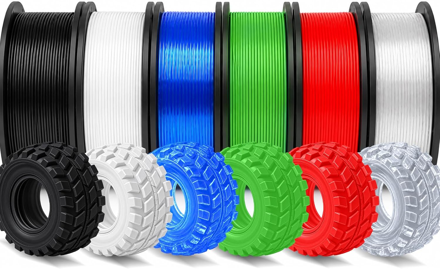 Detalle de UGUESS TPU 3D Printer Filament 1.75mm