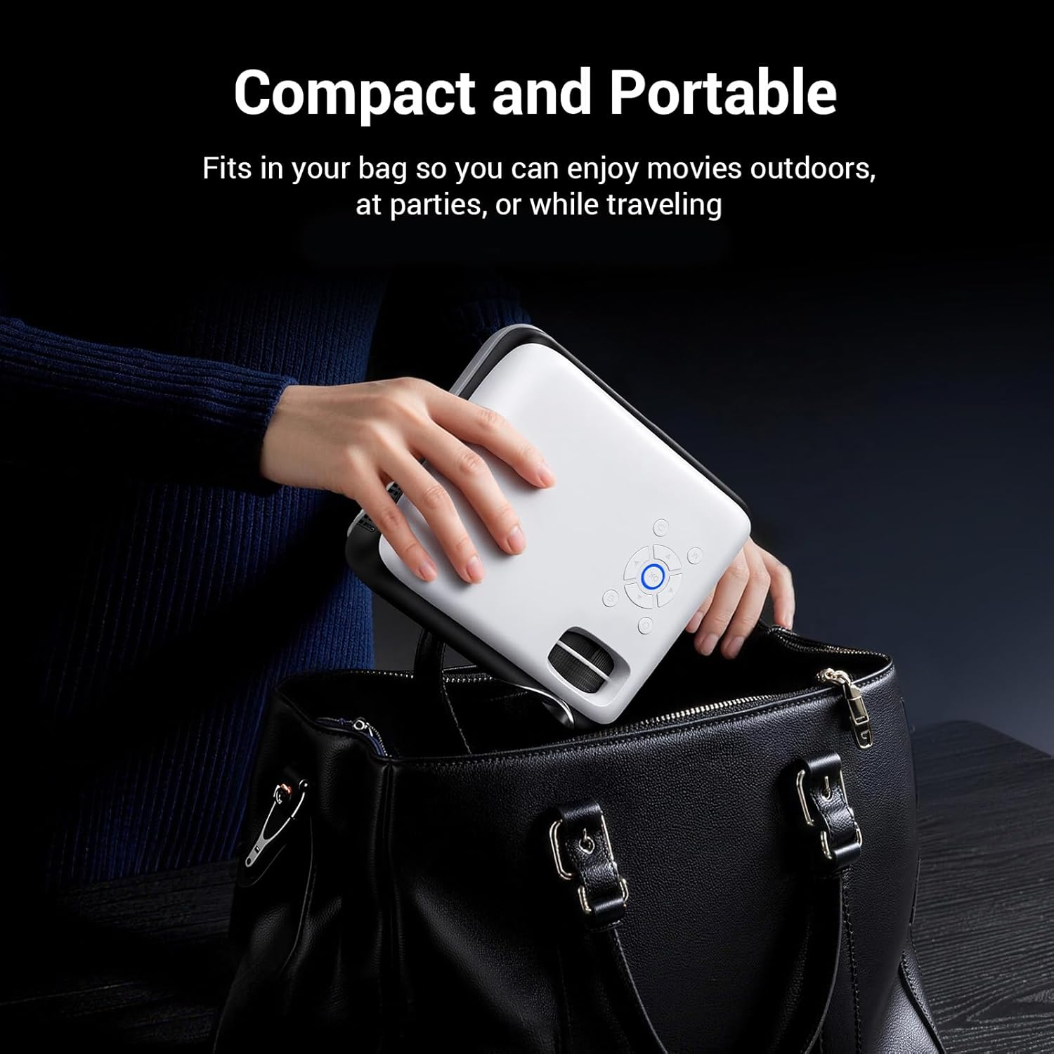 Thumbnail 5 de HAPPRUN Official Licensed Google TV 4K UHD Smart Projector (Dolby Sound, Wi‑Fi & Bluetooth)