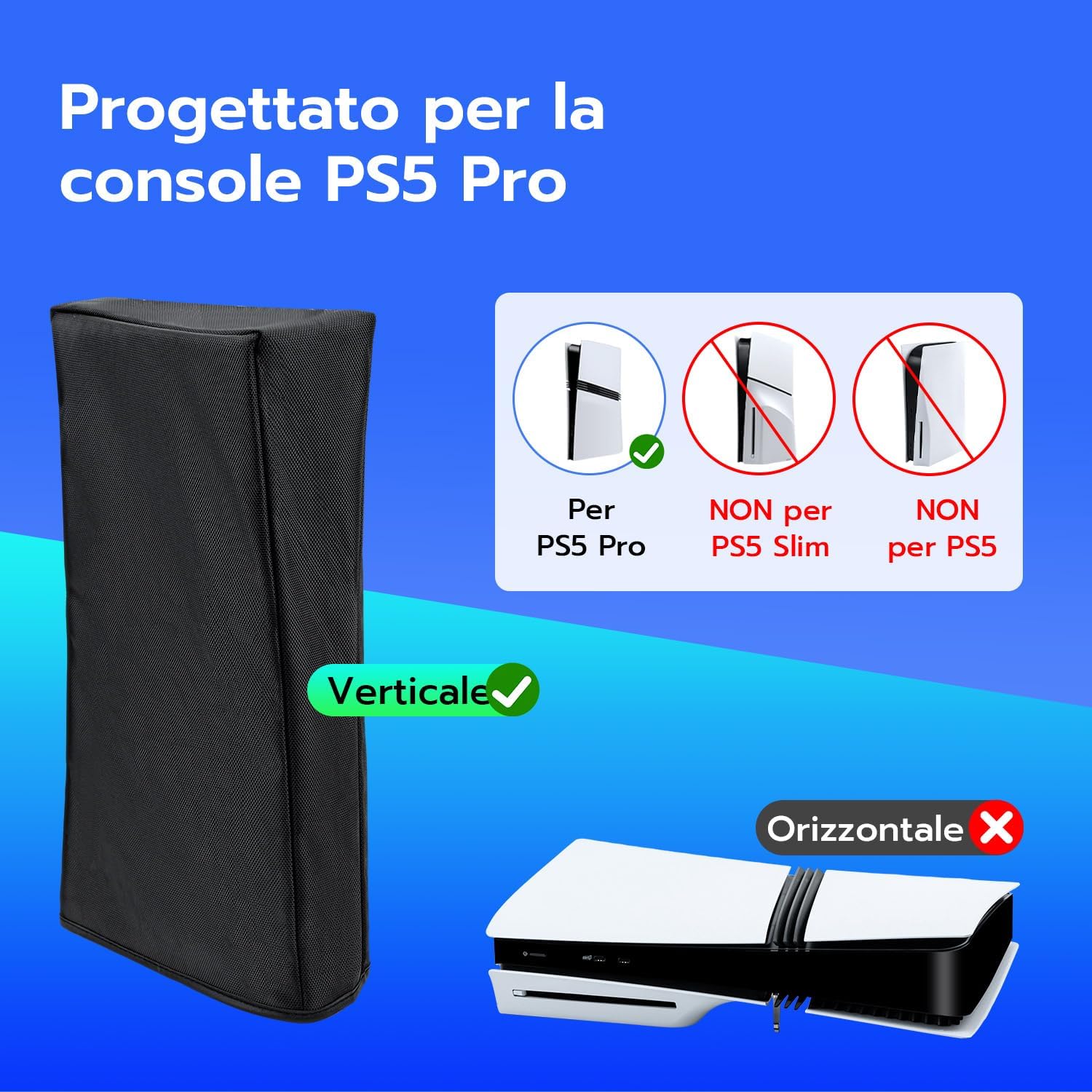 Thumbnail 1 de Tolesum PS5 Pro custodia protettiva 1 pezzo