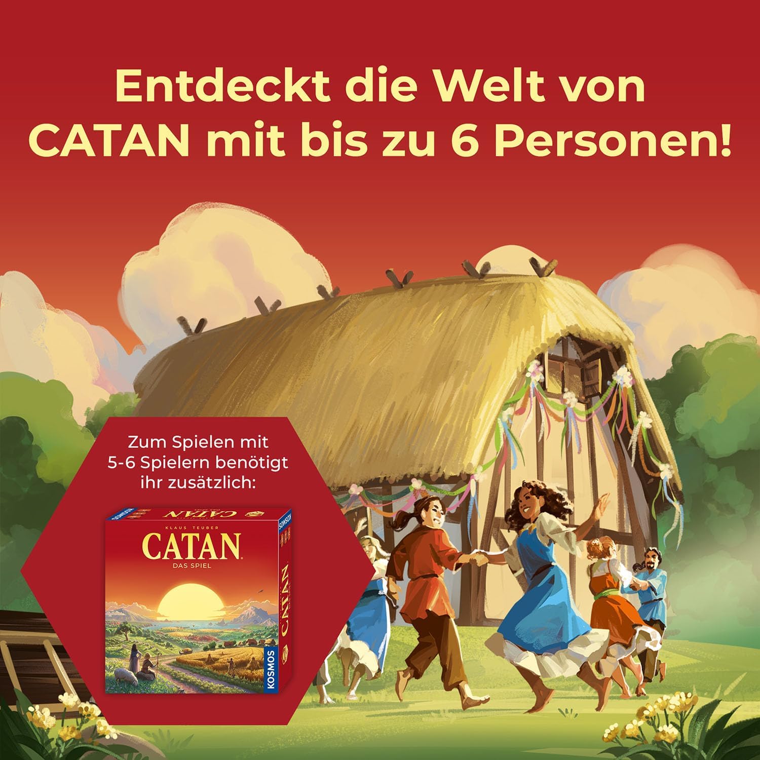 Thumbnail 3 de Kosmos 685058 Catan – Das Spiel Ergänzung für 5-6 Personen