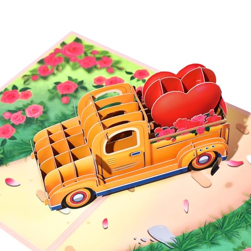 Thumbnail 3 de DLYMXGC Car-mounted Hearts Pop Up Greeting Card 🎁