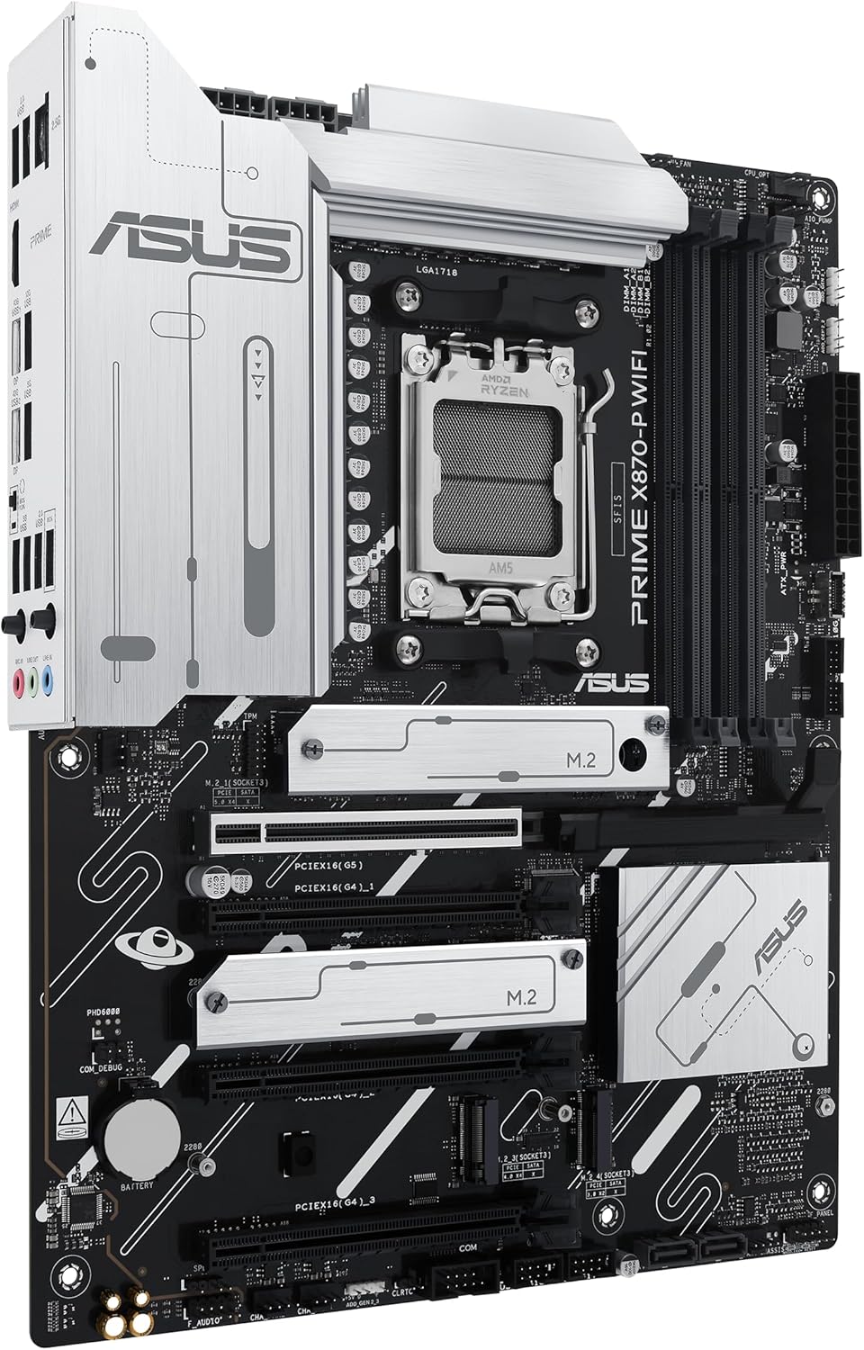 Thumbnail 5 de ASUS Prime X870-P WiFi Mainboard für Sockel AM5 (ATX) – WiFi 7, PCIe 5.0, 4× M.2