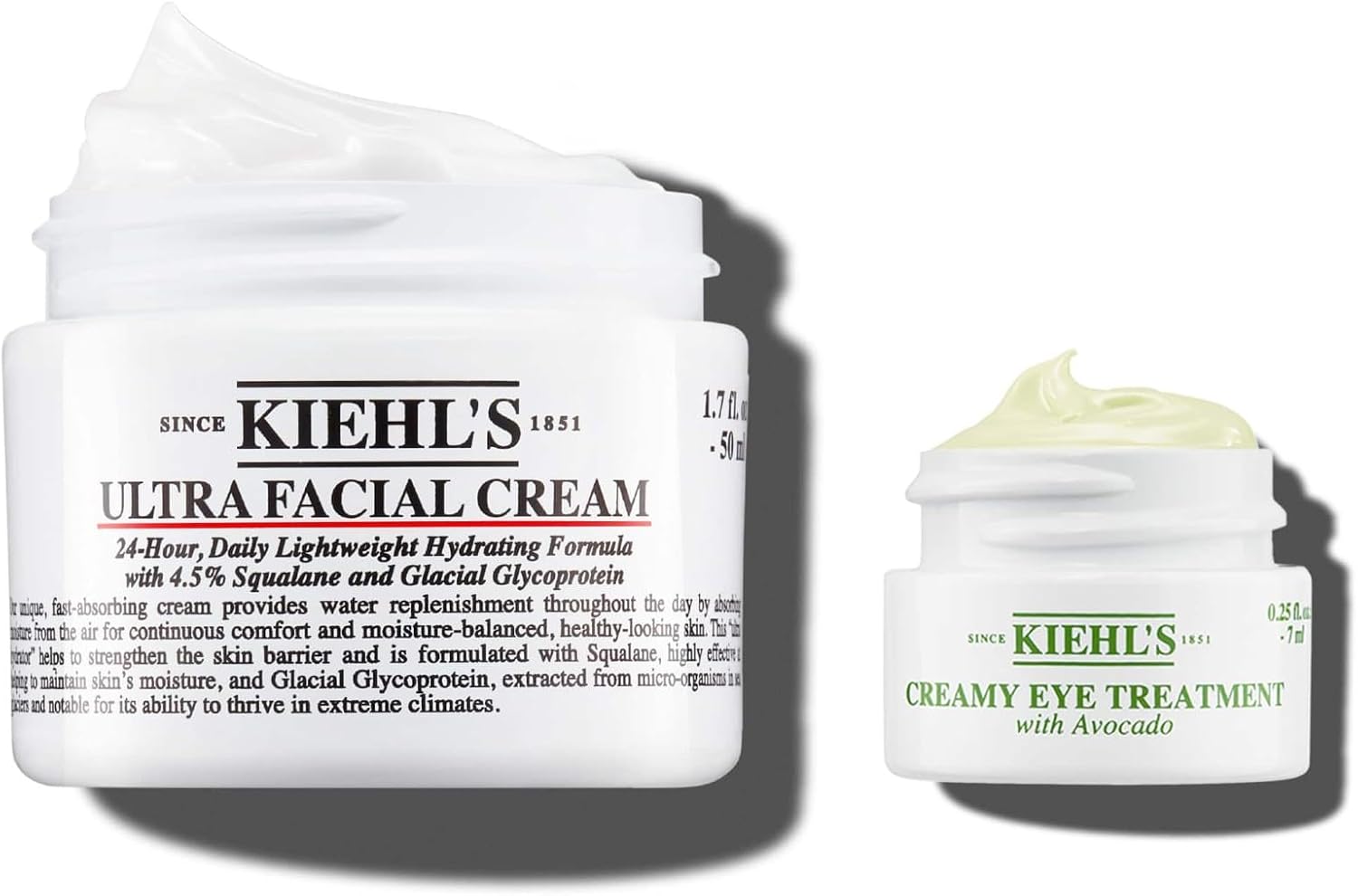 Detalle de KIEHL'S Ultra Facial Cream + Crema contorno occhi all'avocado 7 ml: idratazione duratura e cura mirata