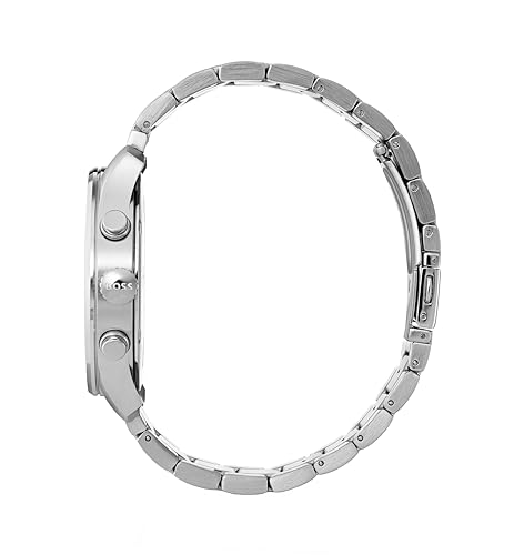 Thumbnail 1 de BOSS Chronograph Quartz Watch Men with Blue Dial and Silver Stainless Steel Bracelet (1513527)