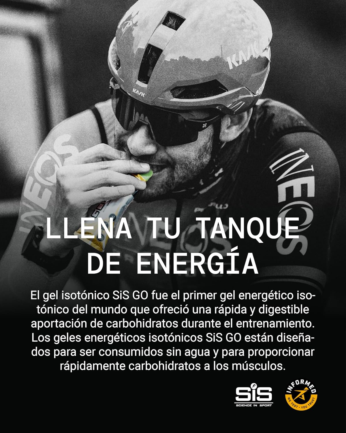 Thumbnail 2 de Science in Sport GO Gel Isotónico 60ml 🥤 Energía Vegana