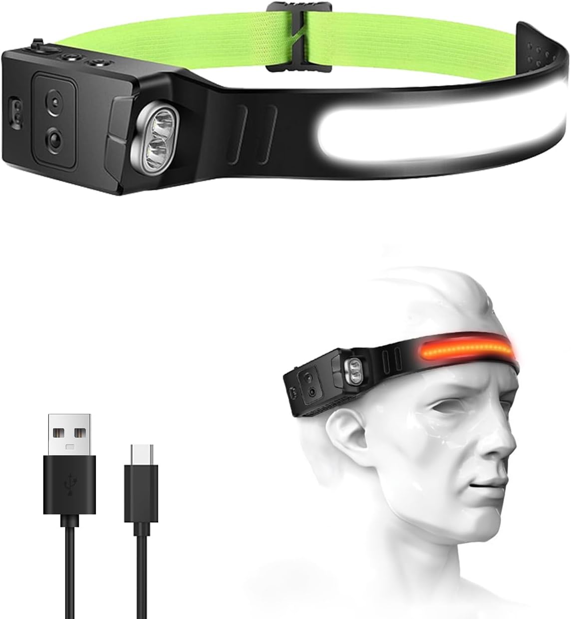 Detalle de Victoper 2025 LED Lumilight Head Torch