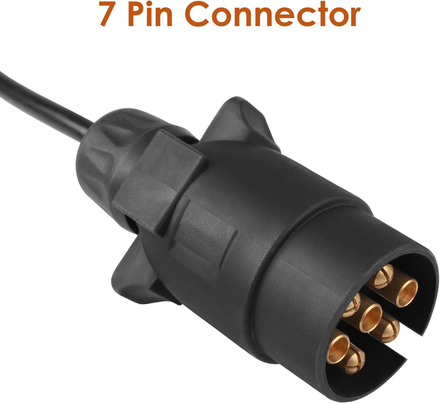 Detalle de MAMIZO Magnetic 12V Trailer Light Pair (7-pin, waterproof, 7m cable) for RV, caravan, van and lorry