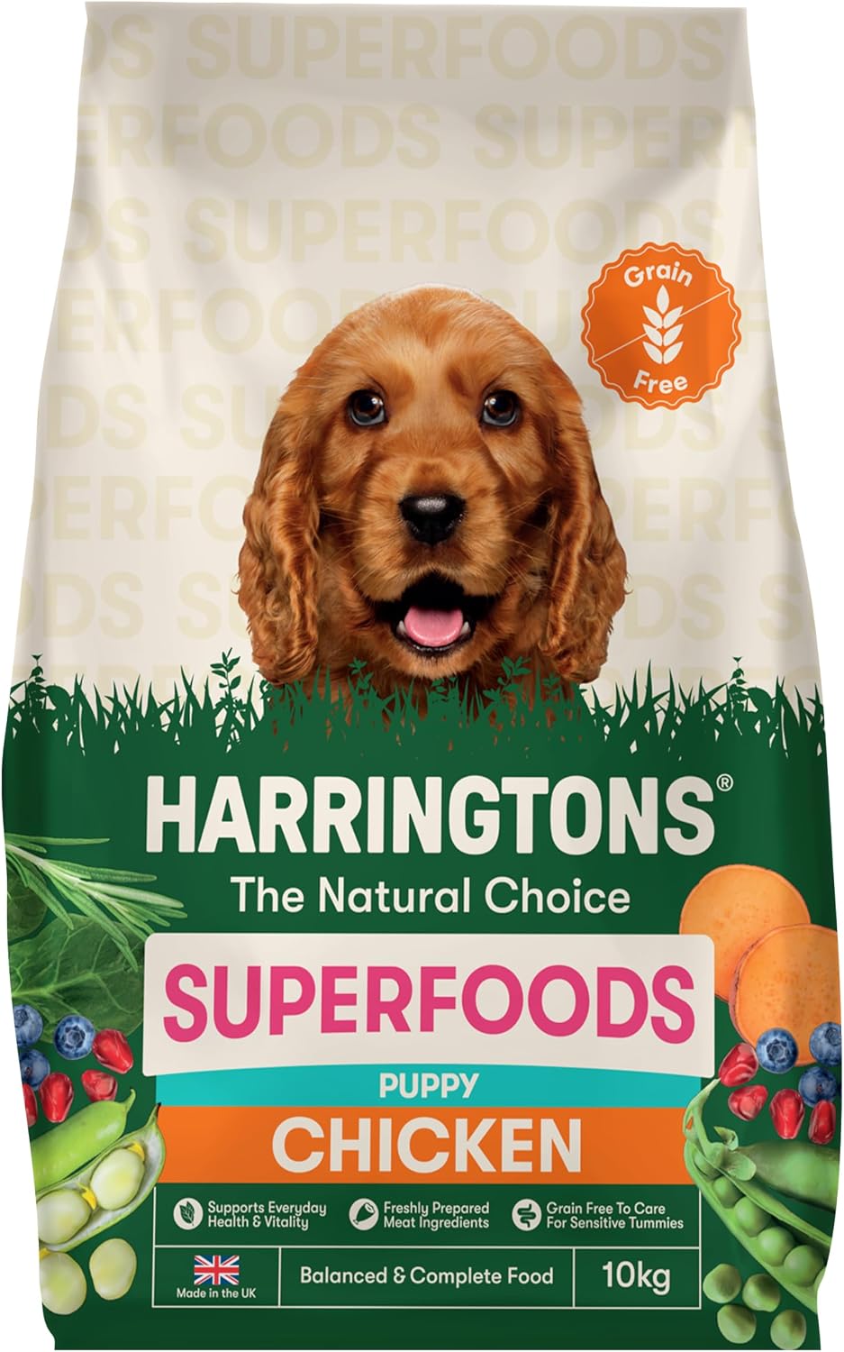 Thumbnail 6 de Harringtons Superfoods Dry Adult Dog Food Salmon & Veg 12kg
