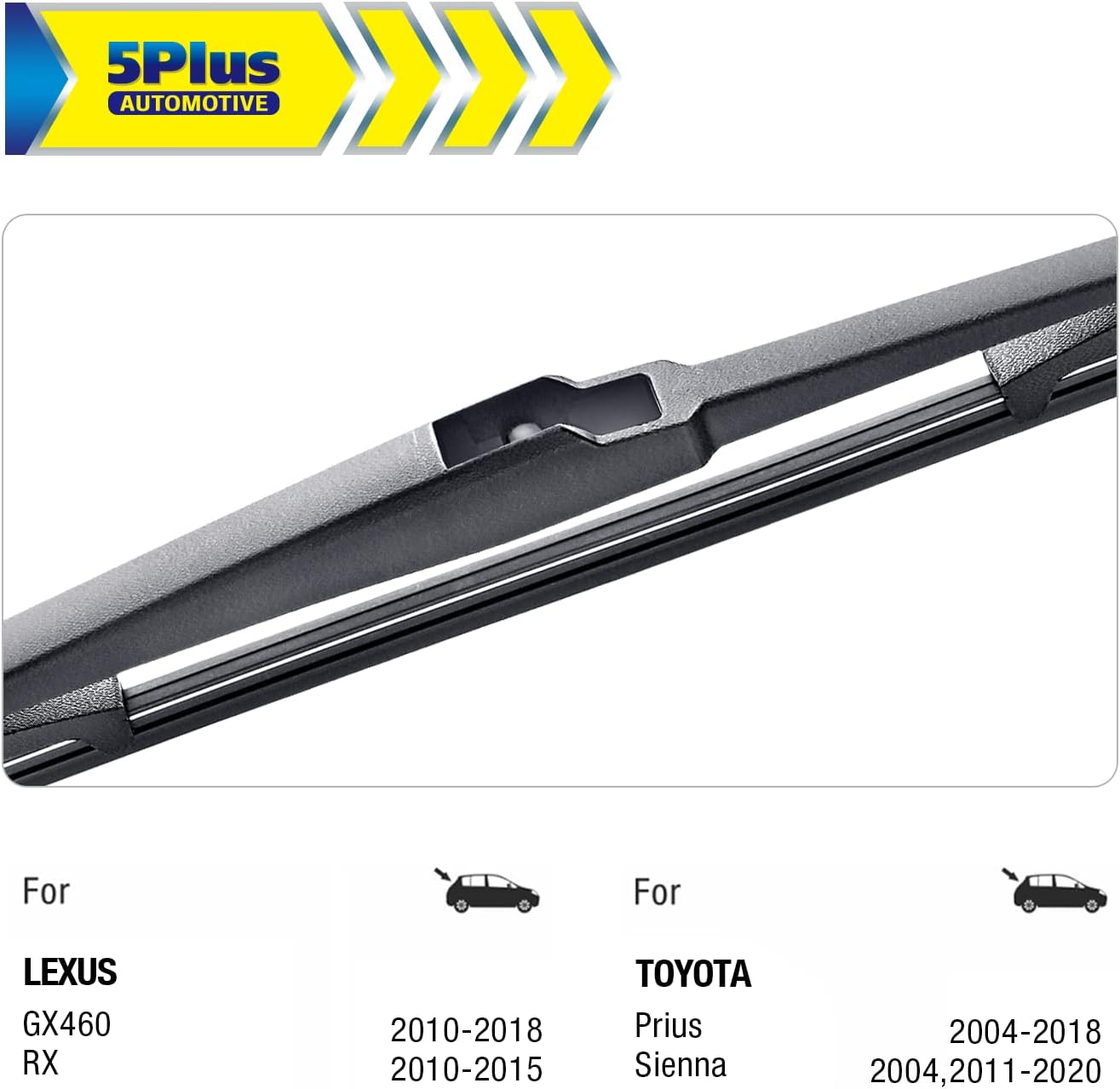 Detalle de 5 Plus® 16" Rear Wiper Blade Replacement for Toyota Sienna & Prius (16-A/H409)