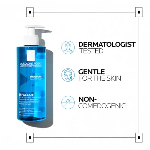 Thumbnail 9 de La Roche-Posay Effaclar Purifying Foaming Gel for Oily Sensitive Skin (400ml)