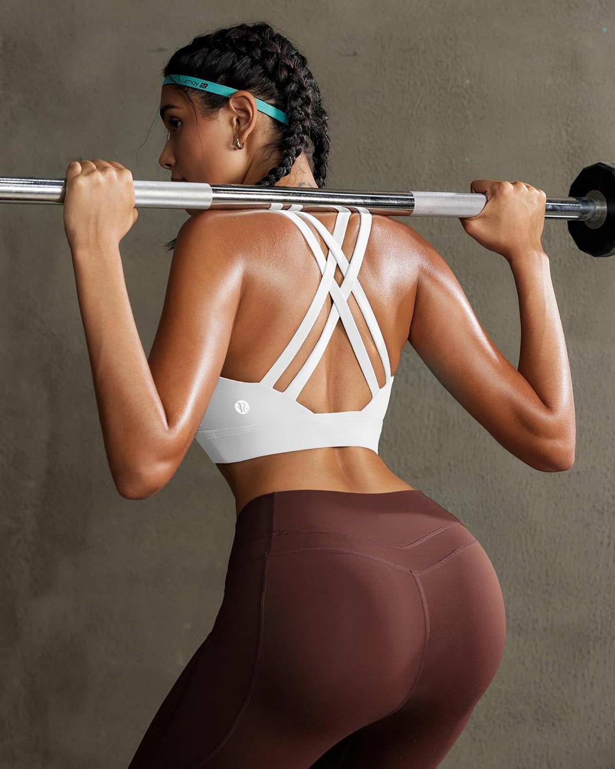 Thumbnail 6 de RUNNING GIRL High Impact Sports Bra for Women — Scoop Neck Strappy, High Support with Moulded Cups