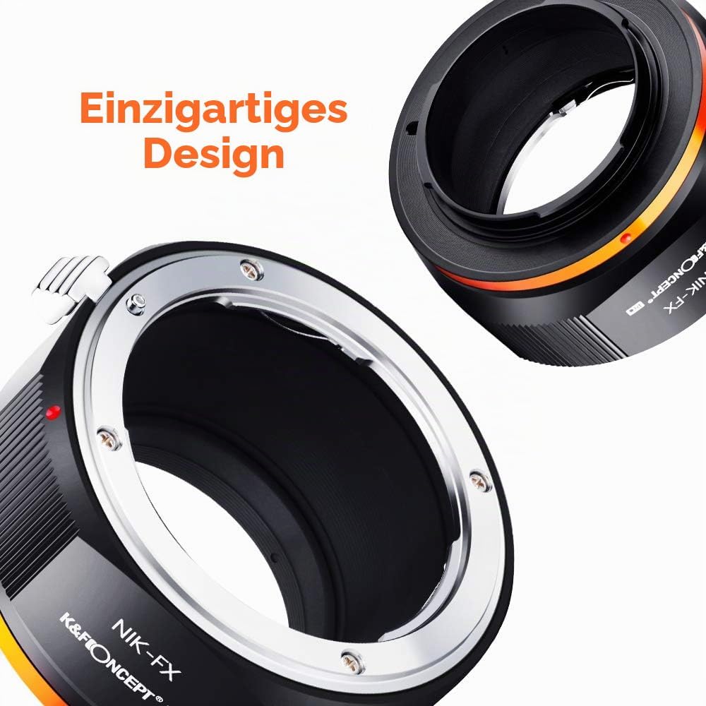 Thumbnail 6 de K&F CONCEPT Nik-FX Hochpräziser Adapterring – Nikon AI/F-Objektiv an Fuji X Series spiegellose Kameras