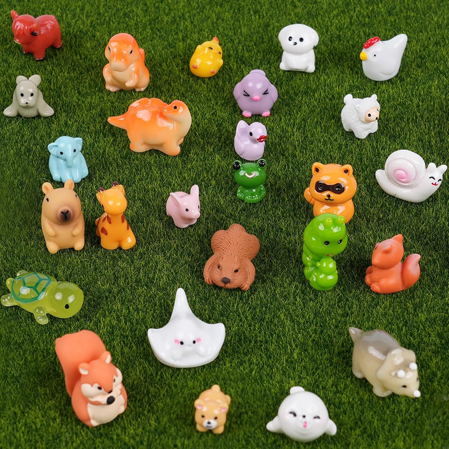 Detalle de BeadRiver Mini Resin Animals 50-Piece Set