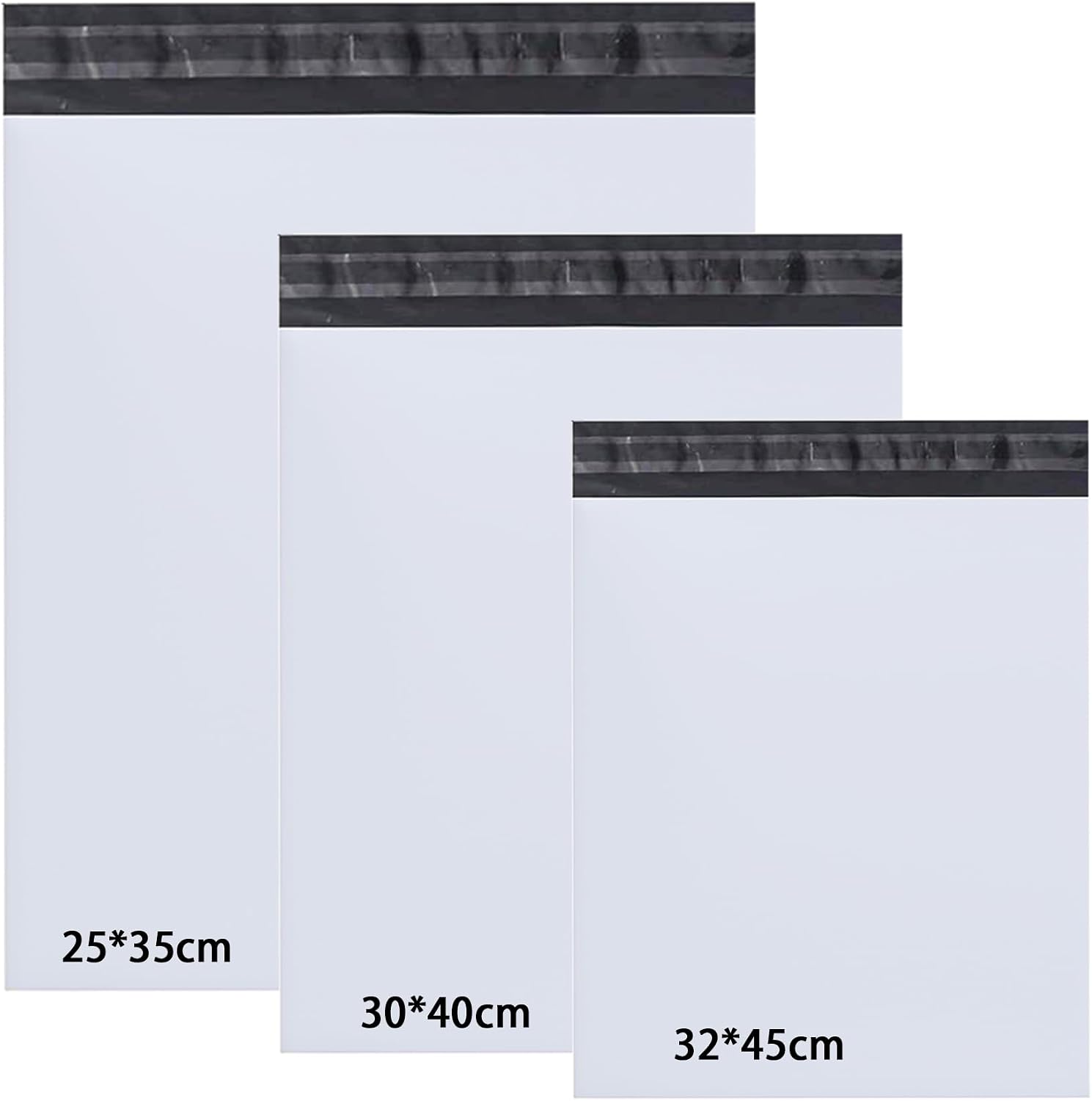 Rshuhx Buste per Spedizioni Vinted 25×35, 30×40 e 32×45 cm – 30 pezzi, impermeabili e self-adhesive