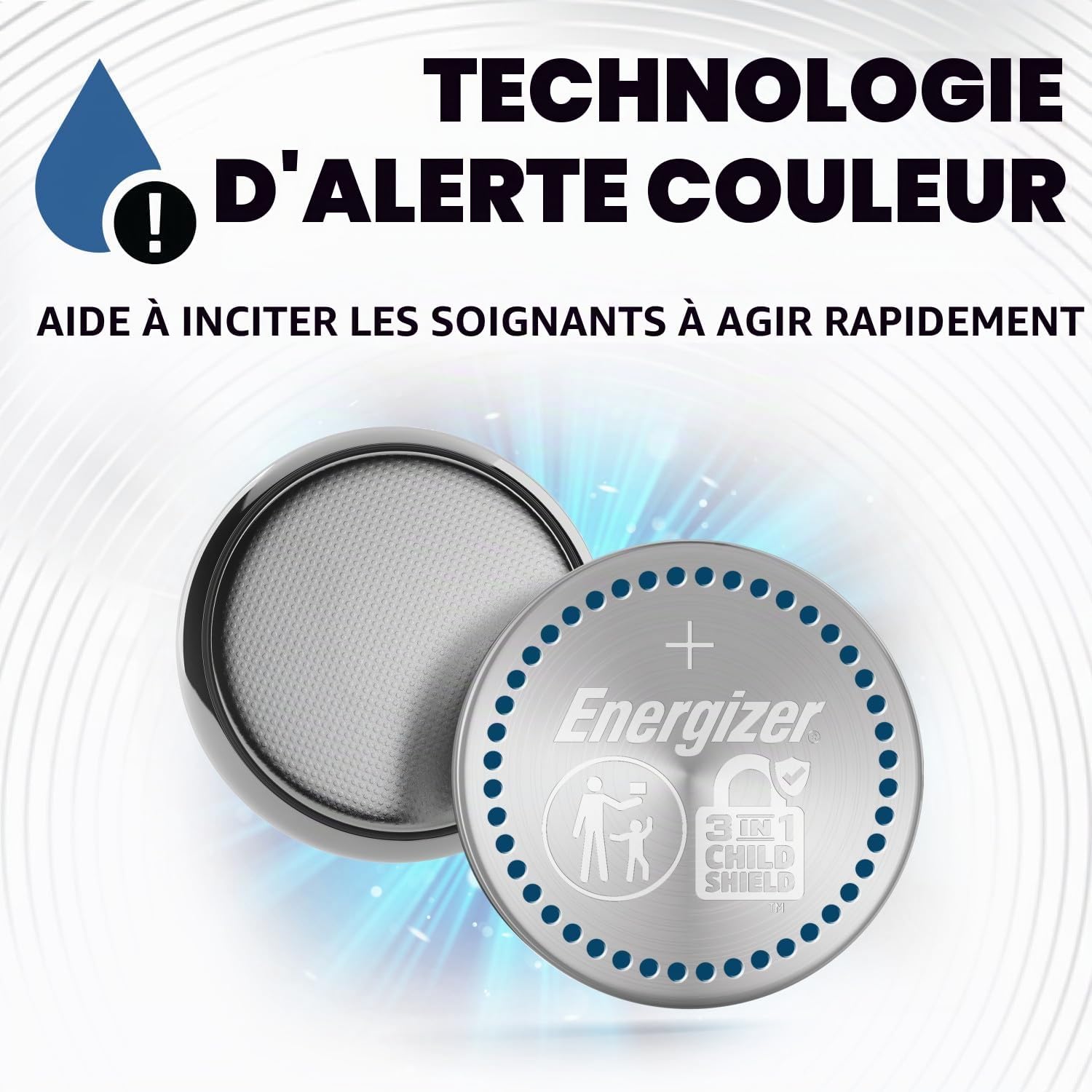 Detalle de Energizer CR2025-lithiumknoopcel, 3 V, verpakking van 12