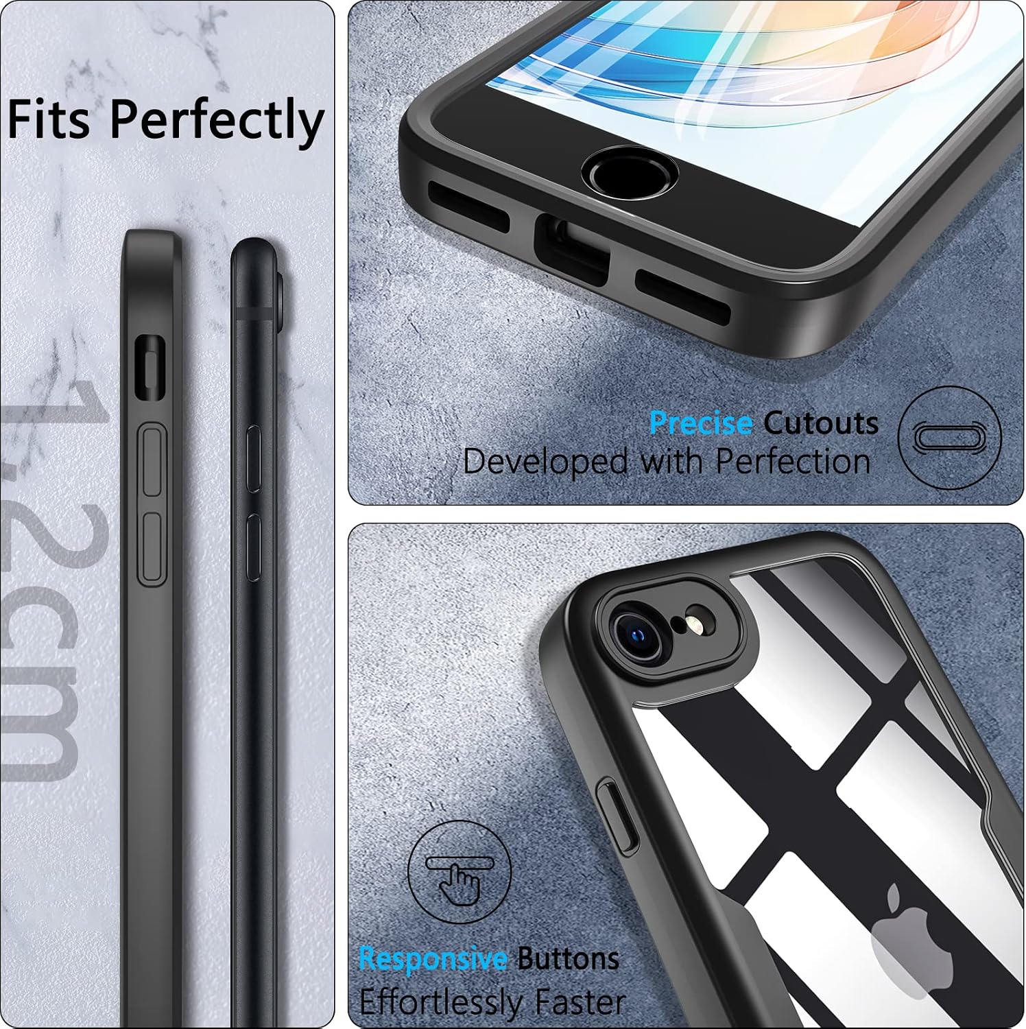 Thumbnail 4 de OWKEY iPhone SE Case 360° 4.7