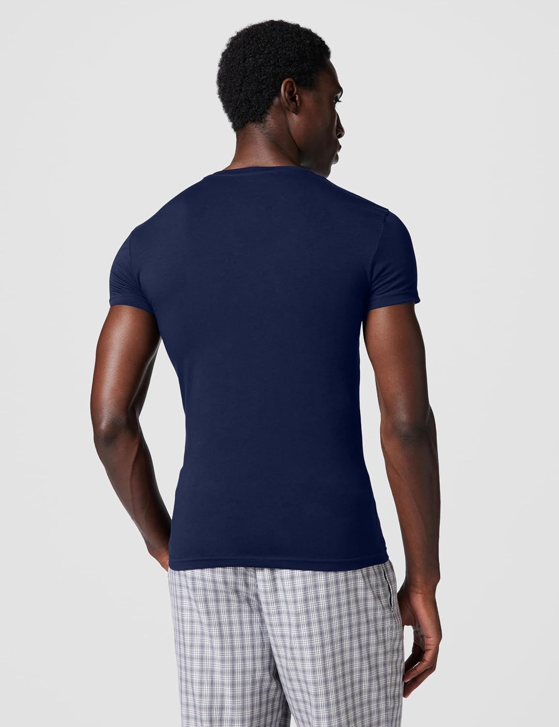 Detalle de EMPORIO ARMANI Tee-shirt à col ras confor et durabilité - Homme
