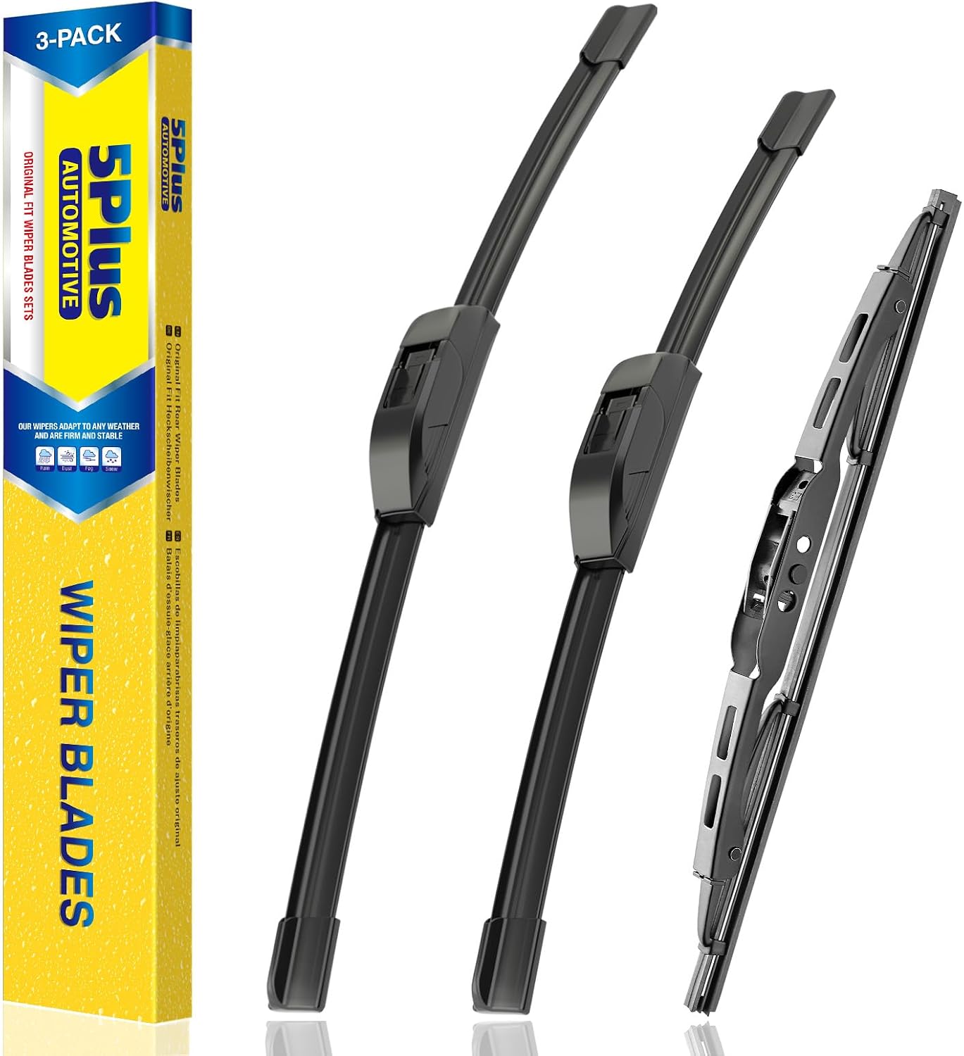 Thumbnail 6 de 5 PLUS Windshield Wipers 24"+17"+13" Set