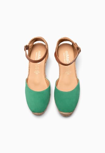 Thumbnail 7 de MiMaO Espadrilles à Talon compensé Vert EU 36 — Confort et élégance made in Espagne