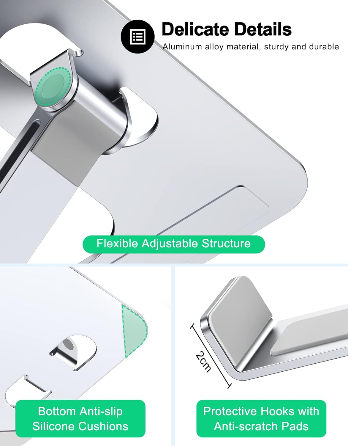 Thumbnail 5 de RIWUCT Foldable Laptop Stand 10–16" 💻