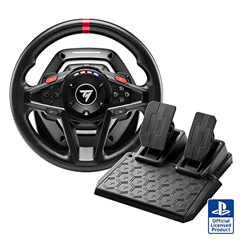 Detalle de Thrustmaster T128 Force Feedback Volante y Pedalier – PS y PC