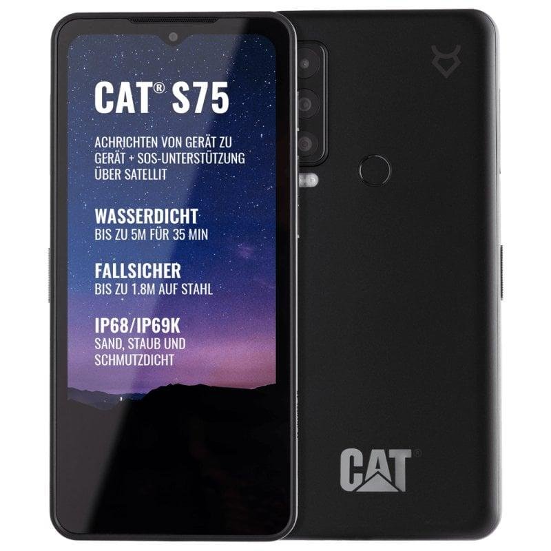 Detalle de Cat S75 5G 6GB 128GB Negro: teléfono rugged para profesionales y aventureros