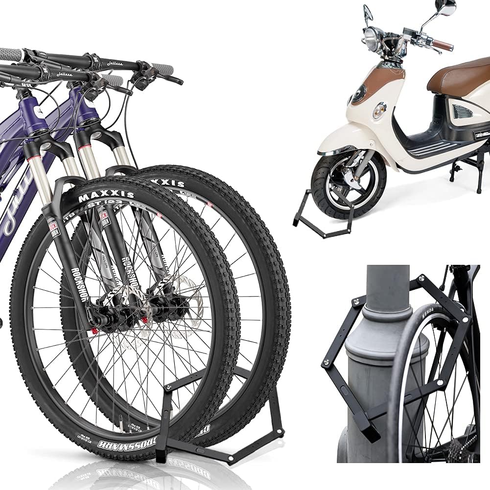 Thumbnail 5 de DINOKA lucchetto per bici pieghevole da 100 cm in acciaio, con supporto e 2 chiavi