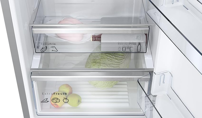 Thumbnail 5 de Balay 3KFC869BI frigorífico combinado 203×60 cm ExtraFresh cristal blanco