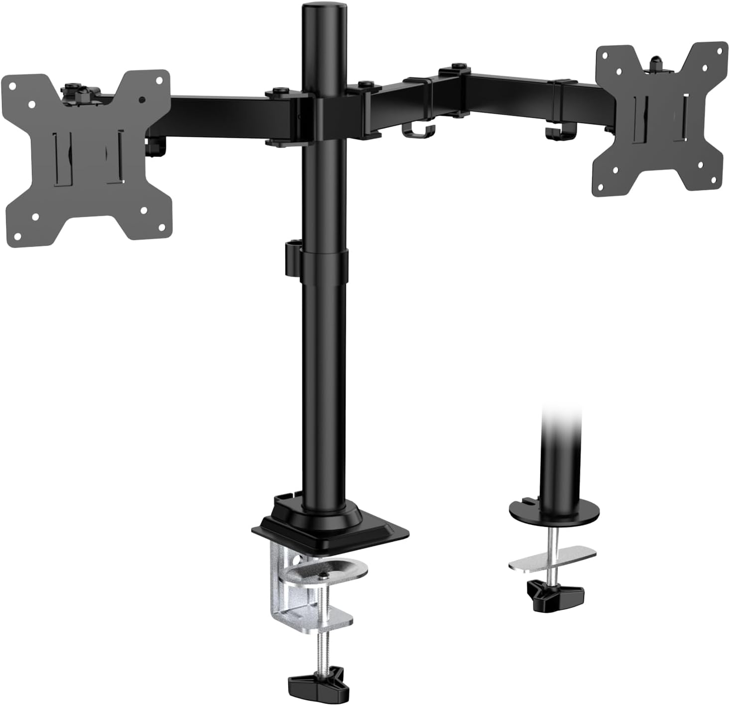 Detalle de WALI M002 Dual Monitor Arm for 13–27-Inch Screens, Adjustable, VESA 75/100mm