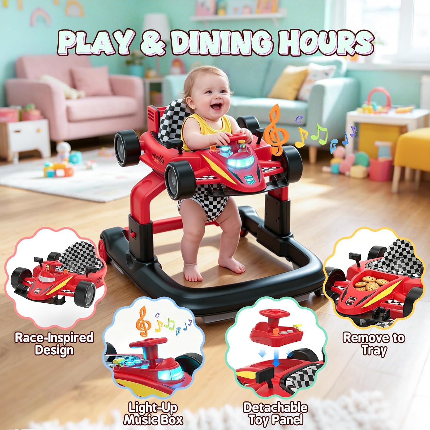 Detalle de Baby Walker with Adjustable Height