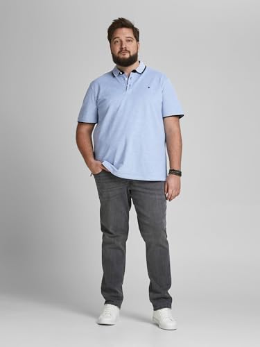 Detalle de Jack & Jones JJepaulos Polo Ss Noos Pls para hombre en Bright Cobalt