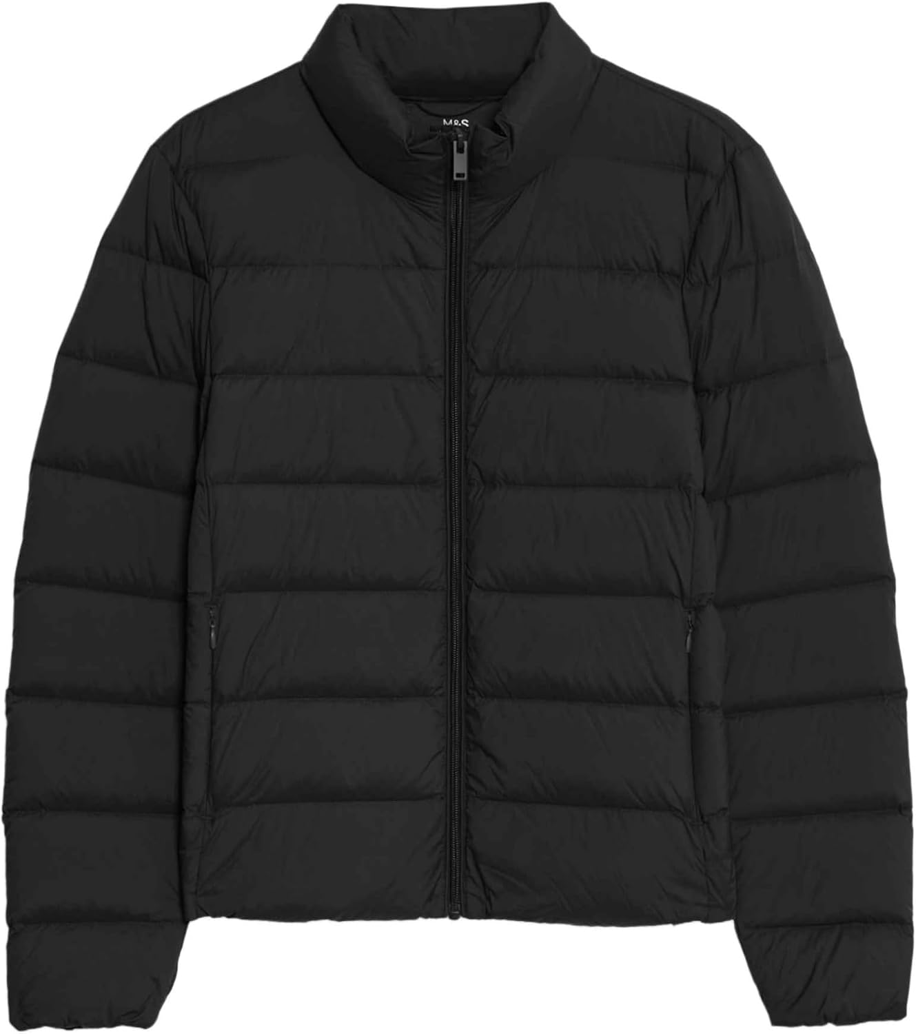 Detalle de Marks & Spencer opvouwbare pufferjas met veren en dons, Stormwear-afwerking