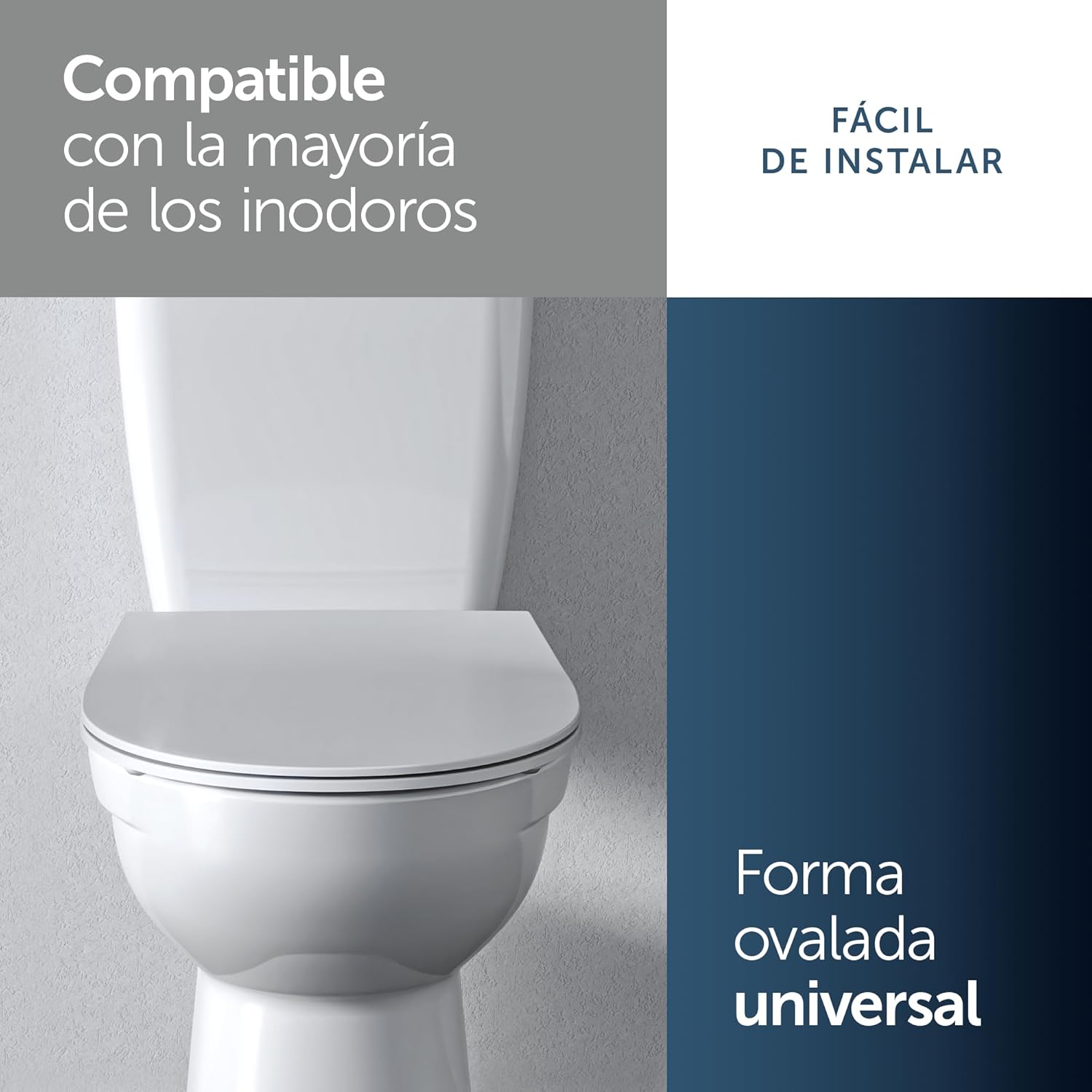 Thumbnail 2 de Ideal Standard Tirso Asiento de Inodoro con Cierre Suave 🚽