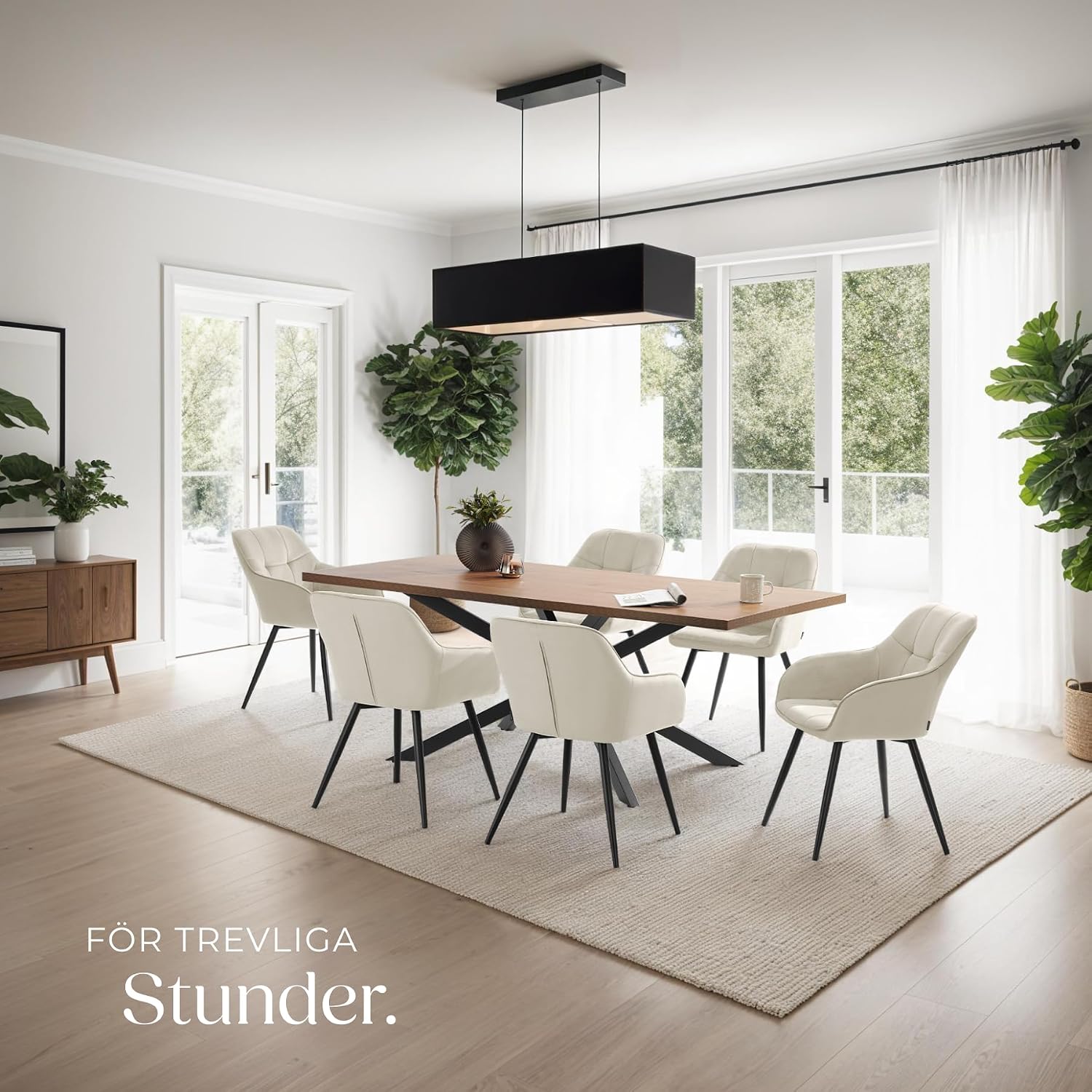 Detalle 2 de tectake Marilyn 405720 karmstol i sammetslook, quiltad sits, creme och svart