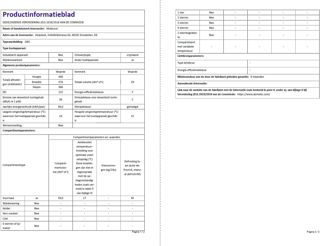 Thumbnail 9 de Mobicool Q40 Nevera Eléctrica Portátil 🎒, 39l, ideal viaje.