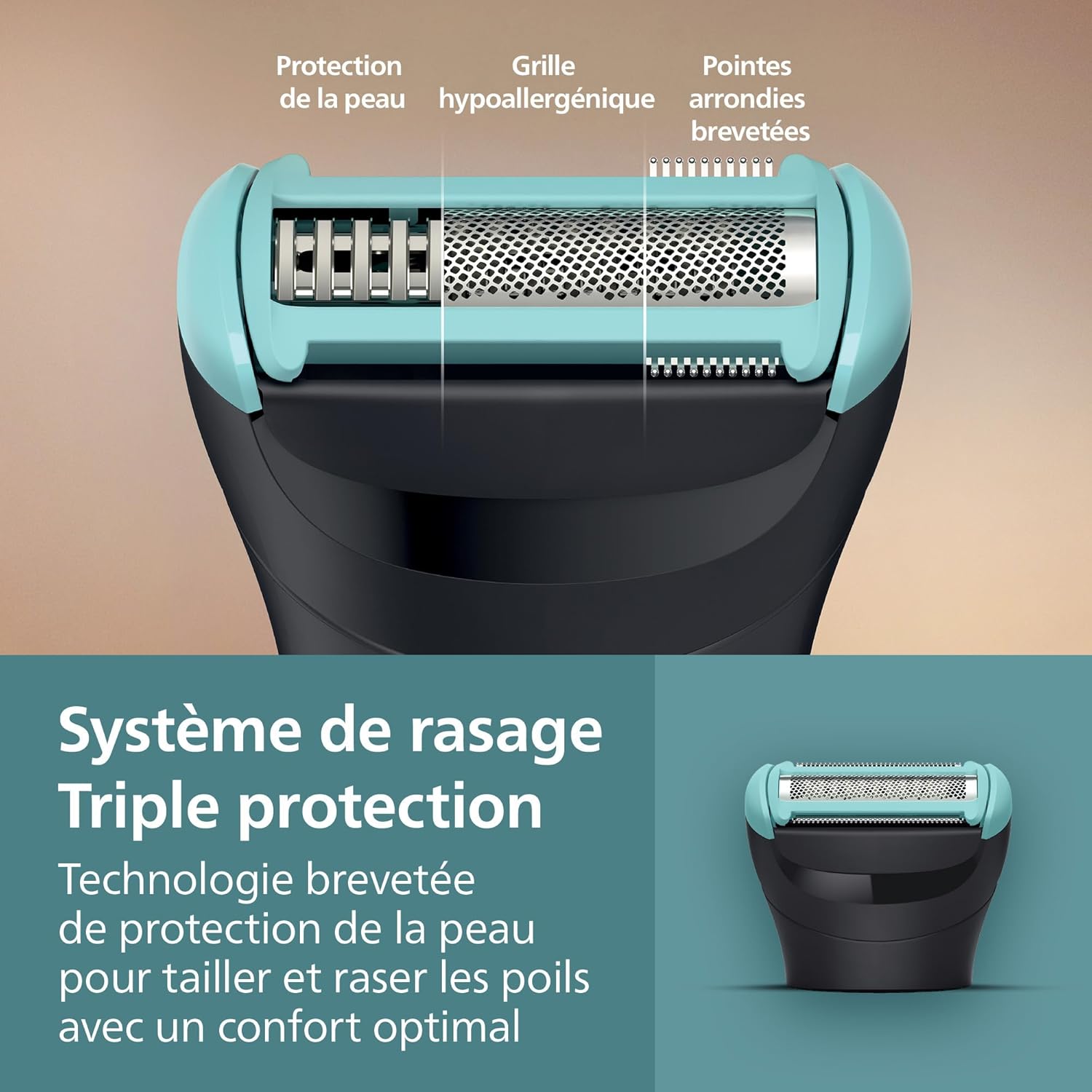 Detalle 1 de Philips Bodygroom 5000 tondeuse corps 100 min 🪒