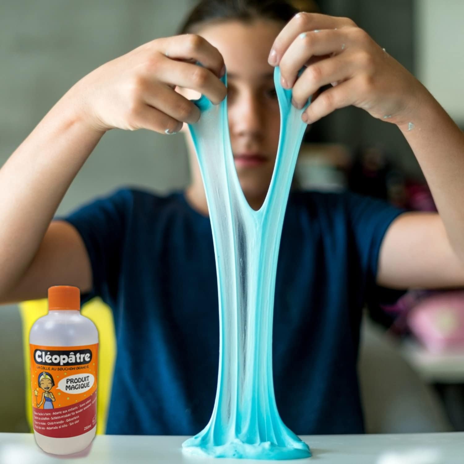 Detalle 1 de CLEOPATRE – Kit de Slime : tout ce qu’il faut pour fabriquer des Slimes colorés et pailletés