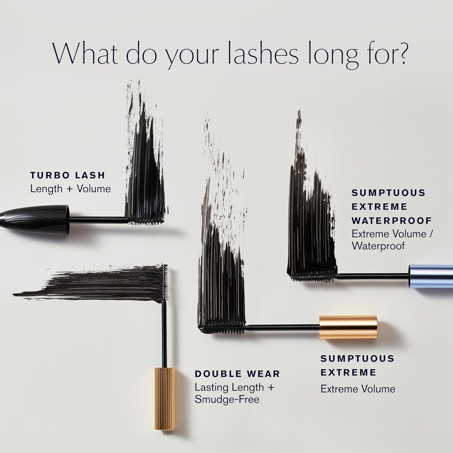Detalle 2 de Estee Lauder Double Wear Zero-Smudge Lengthening Mascara, 15 Hour Wear, Fragrance Free, Ophthalmologist Tested, Black, 0.22 oz