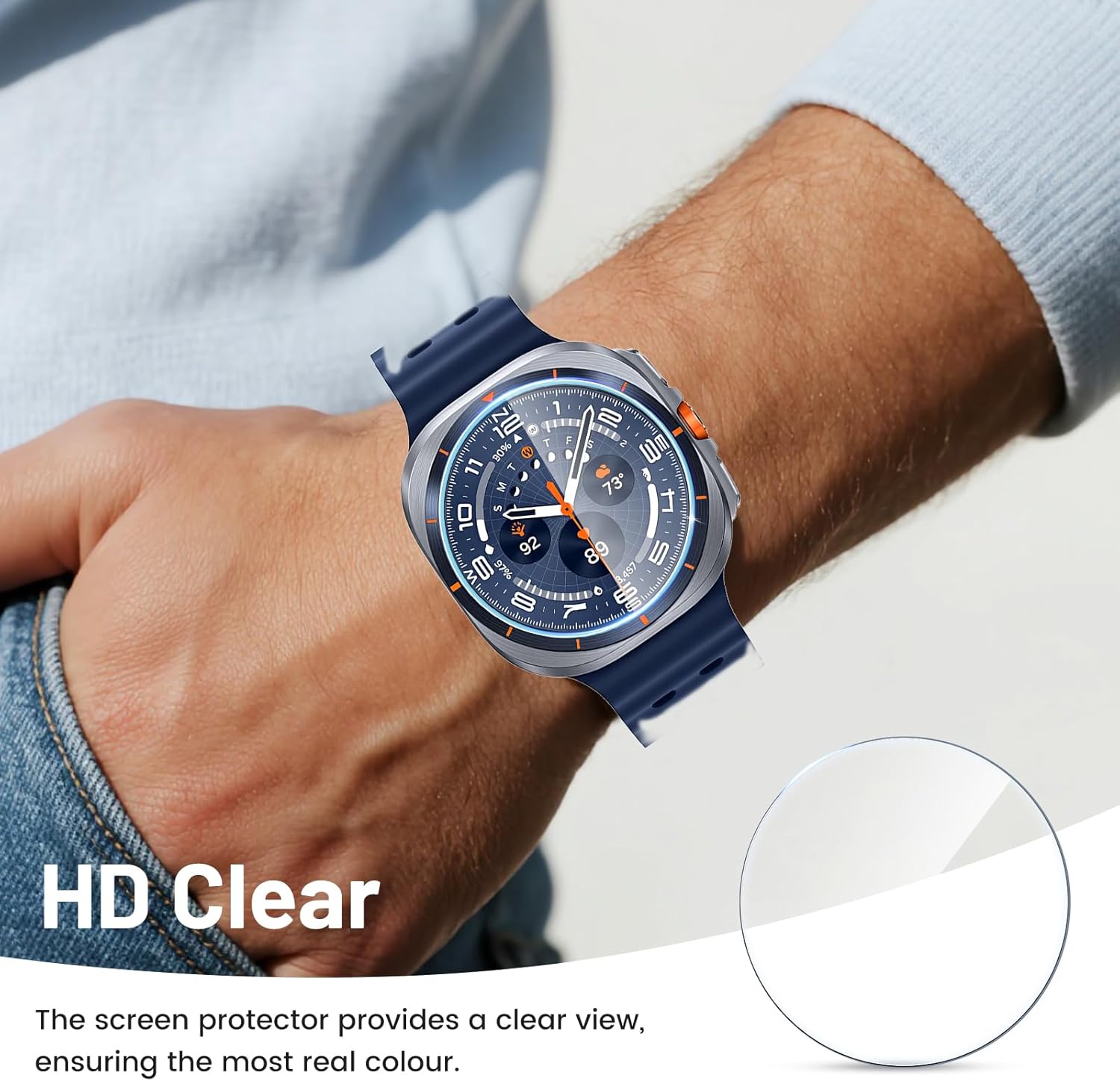 Thumbnail 6 de TQLGY 6-Pack Galaxy Watch Ultra Screen Protector