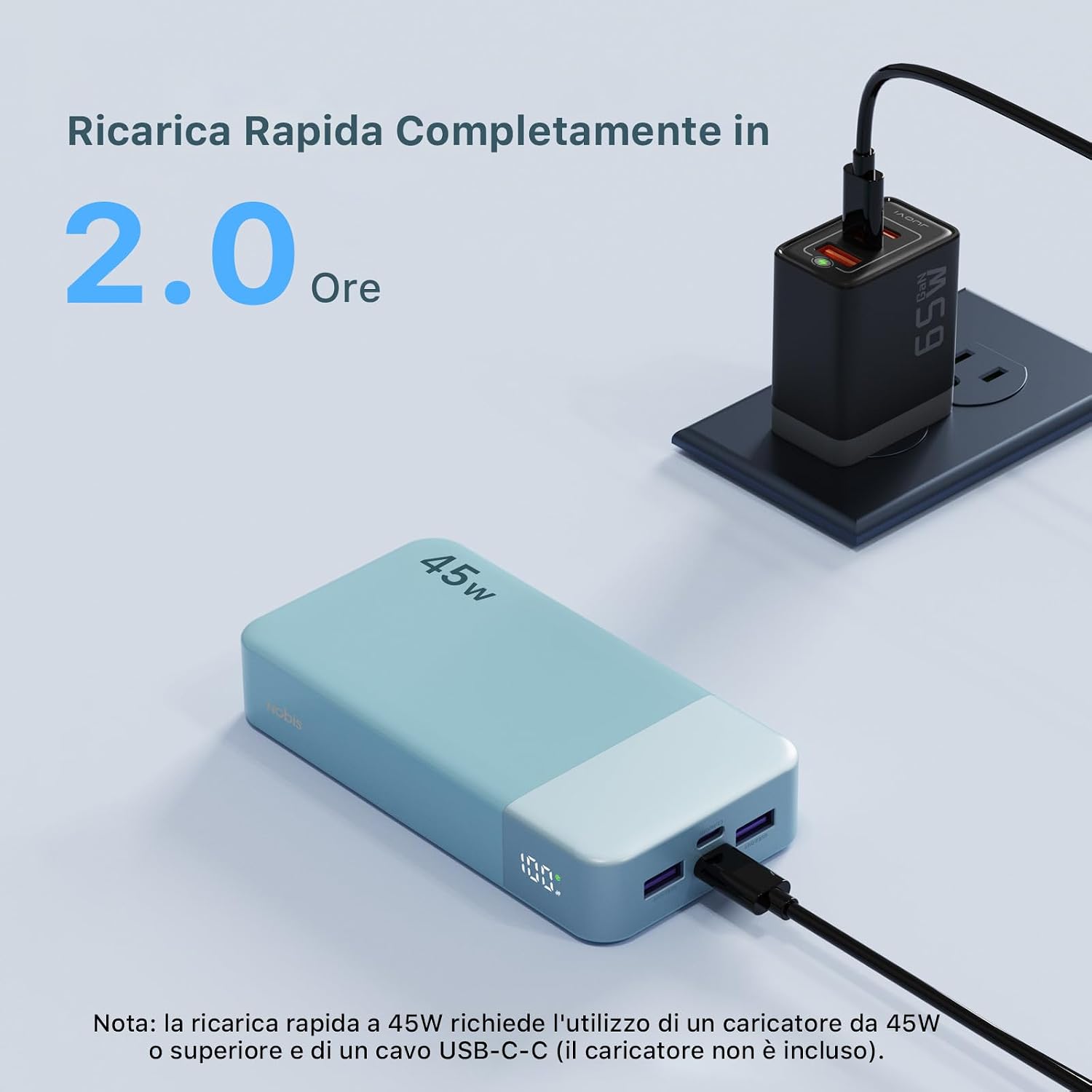 Thumbnail 4 de NOBIS Power Bank 20000mAh 45W