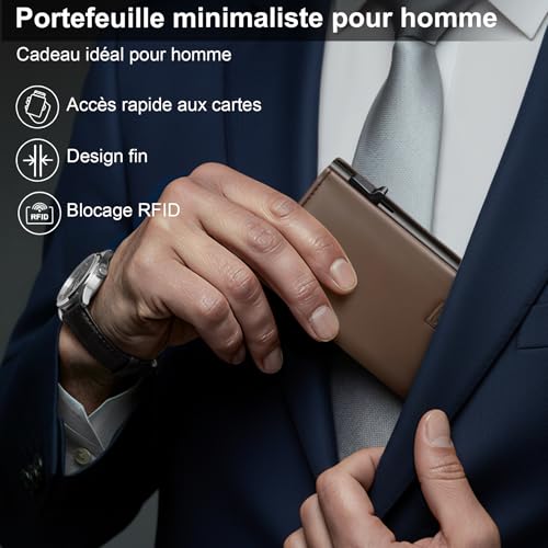 Detalle 1 de TENBST portefeuille homme 10 cartes