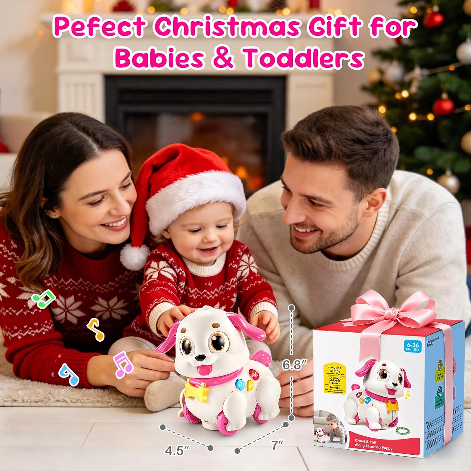 Thumbnail 6 de Yunaking Musical Puppy Toy in ABS