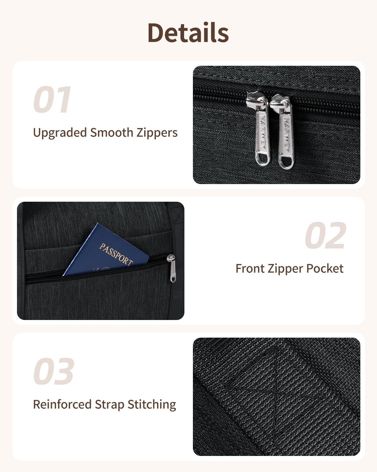 Thumbnail 3 de Narwey Ryanair Cabin Bag 40x30x20 20L