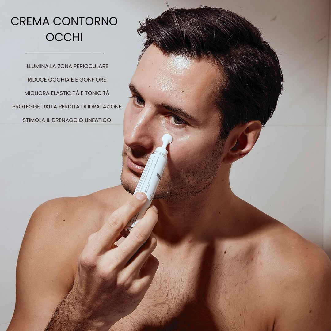 Thumbnail 1 de Kleem Crema Contorno Occhi Antirughe con peptidi e caffeina Tripla Azione (anti-age, anti borse, anti occhiaie) 15 ml