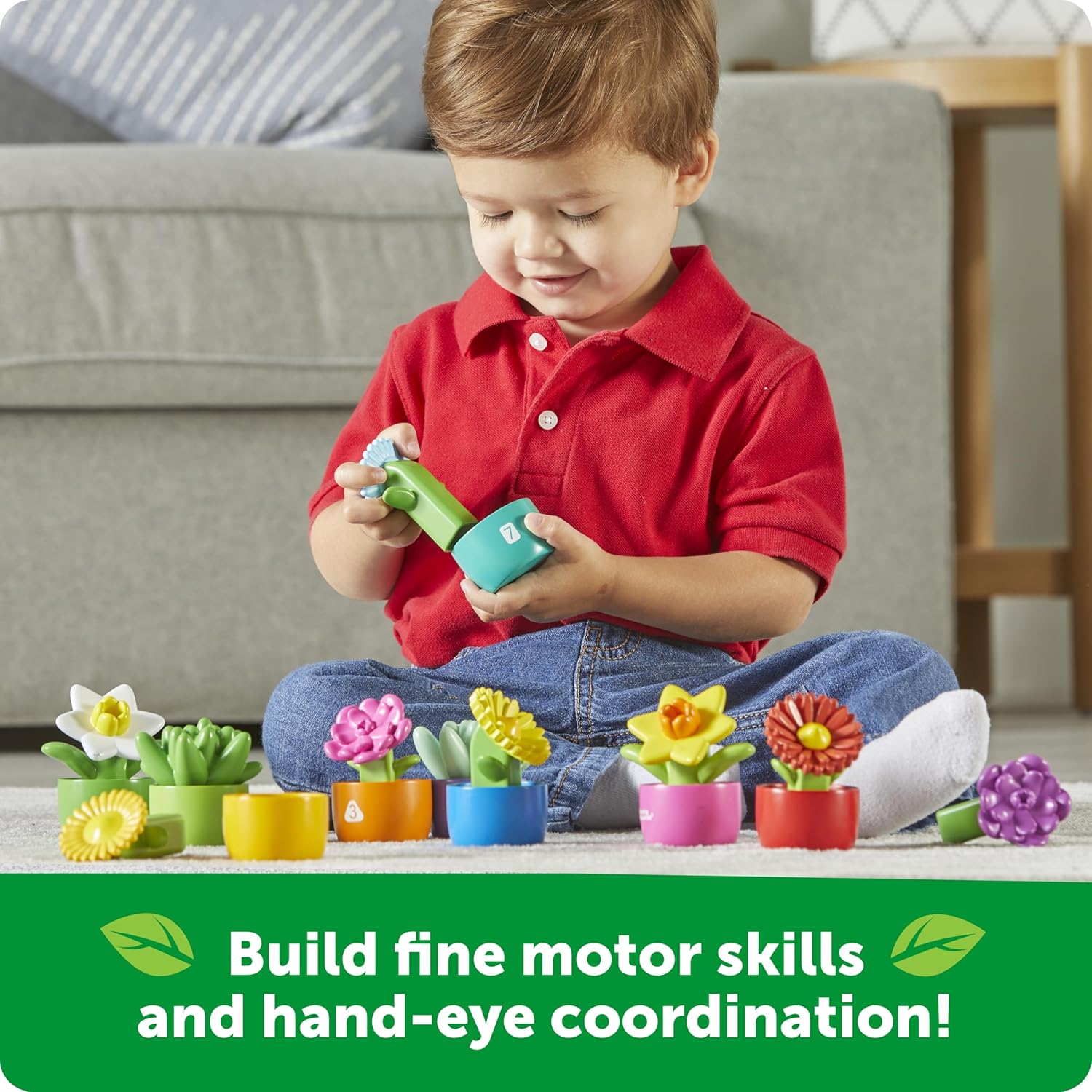 Detalle de Learning Resources Shape & Color Garden: Montessori Toddler Sorting Toy