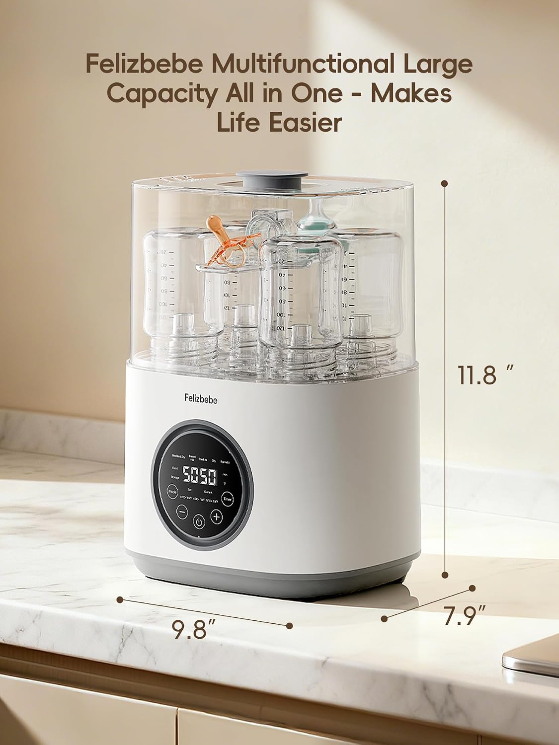 Thumbnail 6 de Feilizbebe Baby Bottle Sterilizer, 6-Bottle Capacity
