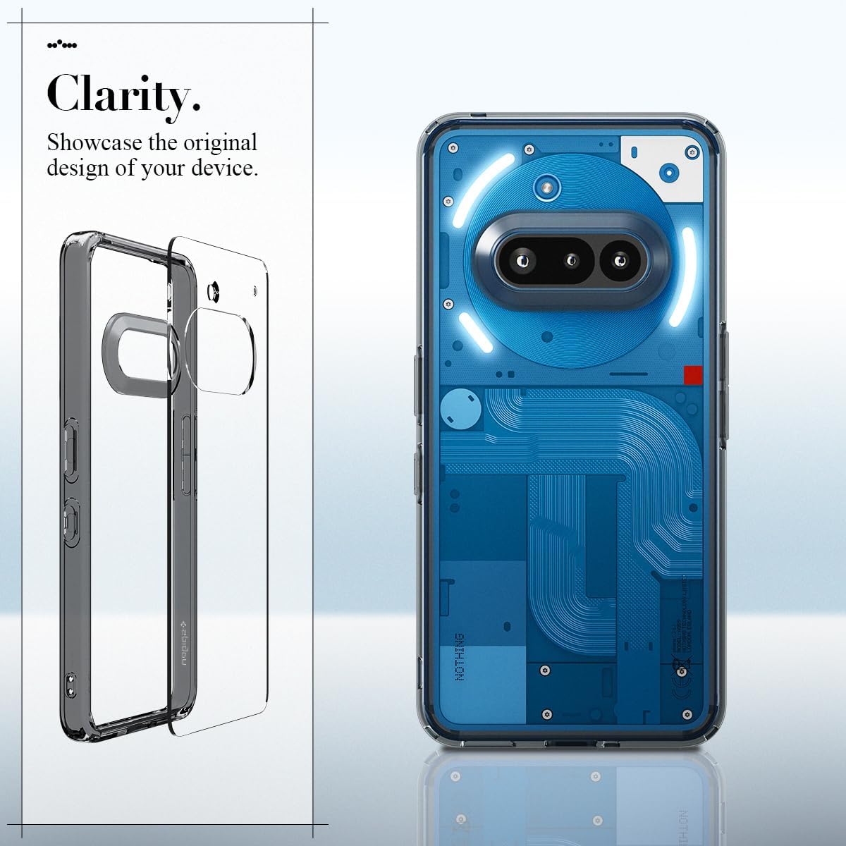 Detalle 2 de Spigen Cover Ultra Hybrid per Nothing Phone (3a) – Space Crystal