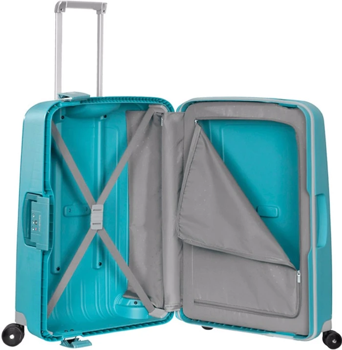 Thumbnail 4 de Samsonite S'Cure Spinner 75 cm Aqua Blue – robuster Polypropylen-Koffer mit TSA