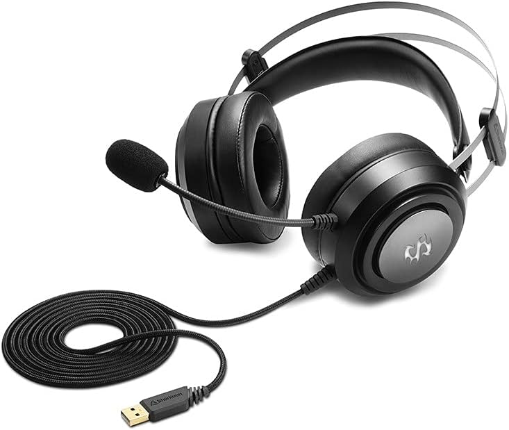 Detalle 2 de Sharkoon SKILLER SGH30 RGB — casque de jeu fermé 7.1 virtuel avec micro flexible